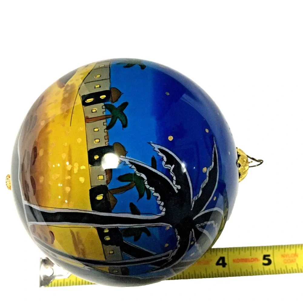 Pier 1 Imports Li Bien Nativity Jesus Christmas Ornament 2015 Hand Painted Large